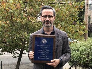 Thomas Quinn Awarded PCSS President’s Award
